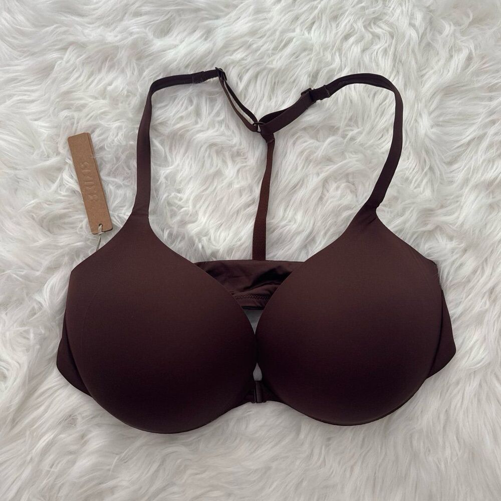 Skims Ultimate Front Close Pushup Bra Cocoa Size 34DD